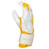 BRUCE BOLT Chrome Series Long Cuff Yellow Batting Glove - Yellow Large view 4