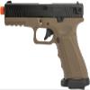 Evike Airsoft - APS XTP Black Hornet Full Auto Co2 Powered Airsoft Pistol with Polymer Part (Version: Japan Version/Tan) view 2