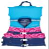 O'Brien Youth Nylon w/Collar CGA Life Jacket, Pink (50-90lbs) view 1