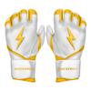 BRUCE BOLT Chrome Series Long Cuff Yellow Batting Glove - Yellow Small view 1