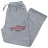 CornBorn San Diego State Aztecs Pants - Premium Fleece Football Laces - Gray - 3X view 1