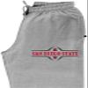 CornBorn San Diego State Aztecs Pants - Premium Fleece Football Laces - Gray - 3X view 2