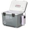 ENGEL 7.5 Quart Live Bait Cooler PRO for Fishing - Portable Minnow and Bait Bucket with Lithium-Ion Rechargeable Aerator - Silver (7.5Qt) view 1