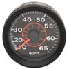 OMC Marine Boat Speedometer Gauge 8462A | 10-65 MPH 3 1/4 Inch Black Red view 1