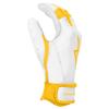 BRUCE BOLT Chrome Series Short Cuff Yellow Batting Glove - Yellow Youth XLarge view 4