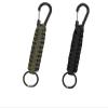 Paracord Keychains with Caranbiner (1 green 1 black) view 1