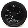 Medallion Marine Boat Speedometer Gauge SS-125-30 | 3 1/4 Inch Black view 1