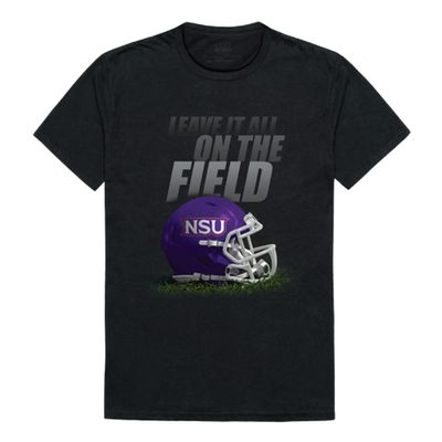 Northwestern State Demons Gridiron Tee T-Shirt - Black, Medium