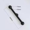 FREAZE Tricep LAT Bar Black, Neutral Grip Cable Machine Accessories For Strength Training, DIY LAT Pull Down Bar For Home Gym (Size : 50cm/20inch) view 4