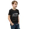 1982 Datsun 280zx GL JDM Classic Car Club Youth Short Sleeve T-Shirt Black view 2