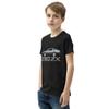 1982 Datsun 280zx GL JDM Classic Car Club Youth Short Sleeve T-Shirt Black view 3
