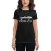 1982 Datsun 280zx GL JDM Classic Car Club Women's Short Sleeve t-Shirt Black view 1
