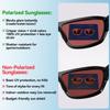 Dollger Polarized Sports Sunglasses for Men Women - Ultra Lightweight Wrap-Around, UV400 for Running, Cycling, Driving, FishingBlue view 3