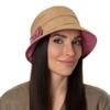 Alfonso DEste Sevina Linen HatDEste Women Beige One Size view 2