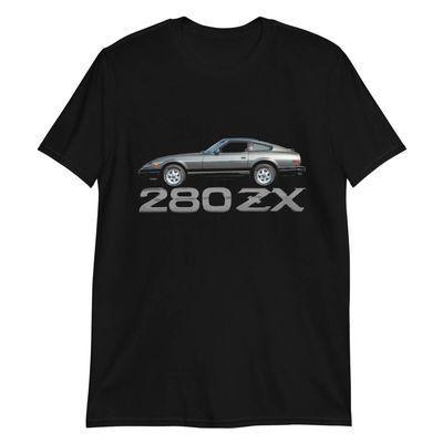 1982 Datsun 280zx GL JDM Classic Car Club T-Shirt Black