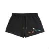 CRTGW Shorts for Women Dinosaur Print Drawstring Waist Tracker Shorts (Size : Small) view 1