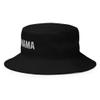 Mama hat, Embroidered Bucket hat, for Adults, mom Gifts. Black view 2