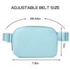Belt Bag Fanny Pack Crossbody Bags for Women Fashion Waist Packs with Adjustable Strap Gifts for Women Men Teen Girls (Icing Blue) view 3