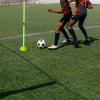 BESPORTBLE 1set Outdoor Agility Training Poles Flexible Impact-Absorbing Soccer and Basketball Training Rods for Speed and Skill Development Folding Design view 2