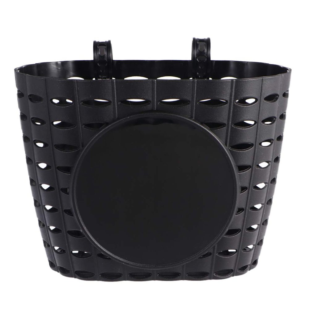 Bicycyle Basket Bike Wicker Storage Basket Plastic Children Detachable Thicken Boys Bike Black for Kids Wicker Storage