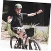 Bicycyle Basket Bike Wicker Storage Basket Plastic Children Detachable Thicken Boys Bike Black for Kids Wicker Storage view 4