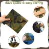 Sweetude 24 Pcs Camo Bag Waterproof Drawstring Bags Bulk, Military Army Bag Lightweight Woodland Camouflage Drawstring Backpack for Men Women Birthday Party Supplies Travel Yoga Gym Sport view 4