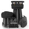 aboutool Collapsible Stool with Soft Removable Cushion & Waterproof Carry Bag - Lightweight Folding Stool, 485lbs Capacity, Portable for Adults, Camping, Fishing, Hiking, Outdoor, Travel view 1