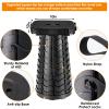 aboutool Collapsible Stool with Soft Removable Cushion & Waterproof Carry Bag - Lightweight Folding Stool, 485lbs Capacity, Portable for Adults, Camping, Fishing, Hiking, Outdoor, Travel view 4