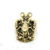 1Pcs Creative Shantou Passed The Door Dragon Dragon's First Pendant car Keychain Pendant Brass Retro() view 1