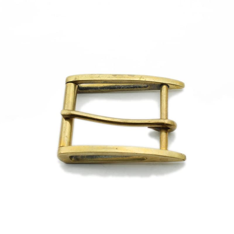 1Pcs Brass Japanese Word Belt Buckle Belt Buckle Needle-Shaped Retro Clothing Accessories Belt Buckle Running Rivers and Lakes()