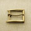 1Pcs Brass Japanese Word Belt Buckle Belt Buckle Needle-Shaped Retro Clothing Accessories Belt Buckle Running Rivers and Lakes() view 2