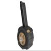 HFC 145 Round High Capacity Drum Mag 1911/AAP01/G18C/TM G Series Gas Airsoft Magazine (Color: Black/Brown) view 1