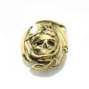 1Pcs Wing Dragon Skull Fortune Buckle Stitching Brass Retro Cuba Buckle Ornaments Decorative Buckle Button dust Buckle()