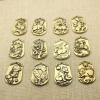 1Pcs  Antique Creative Twelve Zodiac Baosheng Xiao Brand Key Buckle Umbrella Rope Pendant Pendant Brass Retro() view 3