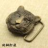 1Pcs Brass Dog Bear Head Fortune Buckle Brass Retro Belt Buckle Cuba Buckle Four Buckle Wind Buckle Belt view 2