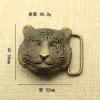 1Pcs Brass Dog Bear Head Fortune Buckle Brass Retro Belt Buckle Cuba Buckle Four Buckle Wind Buckle Belt view 3