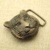 1Pcs Brass Dog Bear Head Fortune Buckle Brass Retro Belt Buckle Cuba Buckle Four Buckle Wind Buckle Belt view 4
