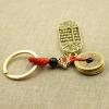 1Pcs Retro Brass Five Emperors China Knot Key Pendant Luggage Pendant Antique Play Souvenir Hand Piece Old Object(5) view 4