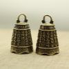 1Pcs  Auspicious god Disaster Bell Key Buckle Pendant Pendant Umbrella Rope Fell Brown Copper Retro() view 4