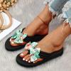 Black Sandals Women Flat, Women's Fashion Slippers Peep-Toe Summer Casual Clip Toe Beach Sandals Lace-Up Comfortable Cute Sandals view 4