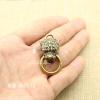 1Pcs   Brass bite Lion Lion Consortium Rustic Decorative Buckle Screw Buckle Four Buckle Cuba Buckle dust Buckle Button() view 3