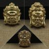 1Pcs Pure Copper Buddha Statue Heads Outside The Factory Buckle Wallet Bag Leather Suitcase Bag( B) view 2
