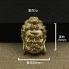 1Pcs Pure Copper Buddha Statue Heads Outside The Factory Buckle Wallet Bag Leather Suitcase Bag( B) view 4