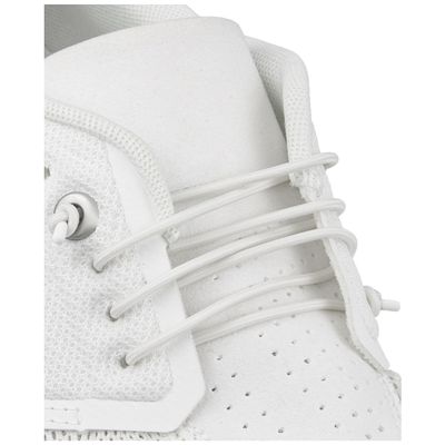 Endoto Elastic Shoelaces for ON Cloud 5 & 6 No Tie Replacements Shoes Laces Stretchy Bungee Running Training(Color:White,Size:18Inch)