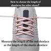 Endoto Elastic Shoelaces for ON Cloud 5 & 6 No Tie Replacements Shoes Laces Stretchy Bungee Running Training(Color:White,Size:18Inch) view 2