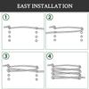 Endoto Elastic Shoelaces for ON Cloud 5 & 6 No Tie Replacements Shoes Laces Stretchy Bungee Running Training(Color:White,Size:18Inch) view 3