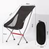 Camping Chair Folding Chairs Lawn Chairs Travel Outdoor Folding Chair Portable Chair Lightweight Fishing BBQ Camping Chair Extended Hiking Seat Garden Ultralight Folding Chair Camp Chair Moon Chair ( view 2