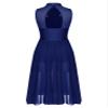easyforever Women Lyrical Dance Dress Flowy Mesh Tulle Maxi Dresses Modern Contemporary Dance Costumes Navy Blue Medium view 4