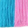 72 Pieces Faux Pearl Beads Necklaces 33 Inch 7mm Pearl Bead Necklace Mardi Gras Strand Necklace for Flapper Party Wedding Bridal Shower Birthday Party Favors(Pink and Blue) view 1