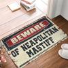 Funny Decor for Bar Beware of Neapolitan Mastiff Rug Entryway Decor Welcome Mat Indoor Non Slip (Size : 40X60CM) view 1